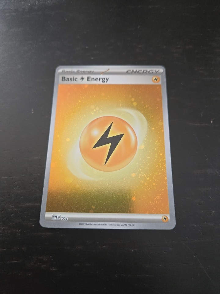 Basic Lightning Energy 004 (Cosmos Holo) SVE: Scarlet & Violet Energies 151 NM