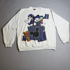 Vintage Mickey Unlimited Jerry Leigh Crew Neck Sweatshirt XL Mickey Donald Goofy