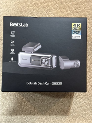 #ad #ad BOTSLAB G980H Pro 4K2K Dual Dash Cam GPS Voice Control 64GB WiFi $89.10