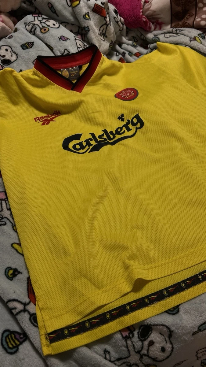 Reebok Liverpool Yellow International Club Soccer Fan Apparel and
