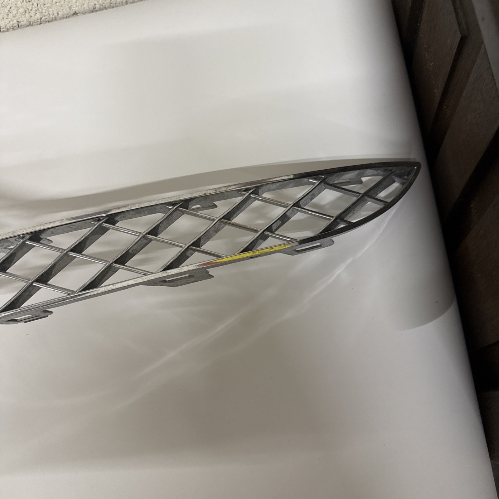 Bentley Continental Gt Gtc front bumper left center grill 16-18 3W3807681#3165