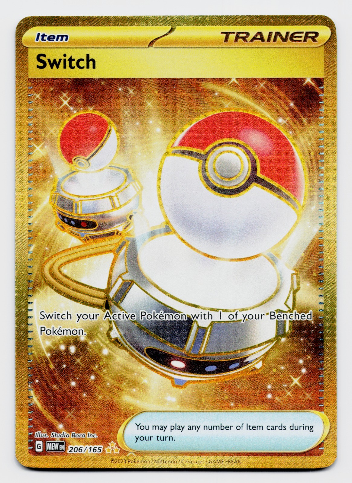 Switch 206/165 Pokemon TCG SV: 151 English NM