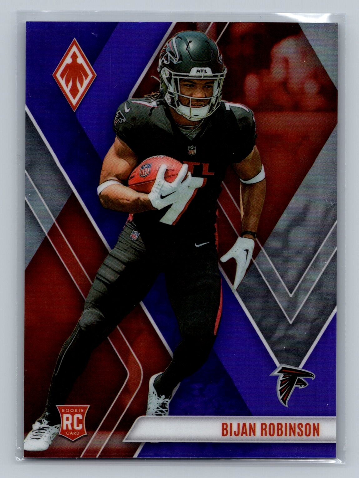 2023 Panini Phoenix Bijan Robinson Purple #/125 Rookie #104