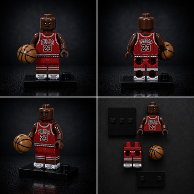 Michael Jordan NBA Chicago Bulls #23 Minifigur oder Schlüsselanhänger  