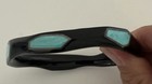 Cool Vintage IPPOLITA Black Resin Turquoise Bangle Signed — photo 2