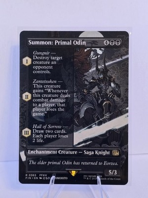 Summon: Primal Odin (Borderless) Final Fantasy Regular