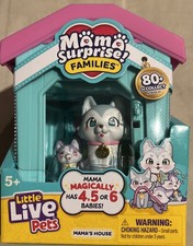 Little Live Pets Mama Surprise Families Dog House Play Set HUSKY NEW NIB