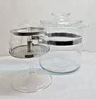 Pyrex Flameware 6 Cup Percolator Complete - #7756 - Near Mint Condition