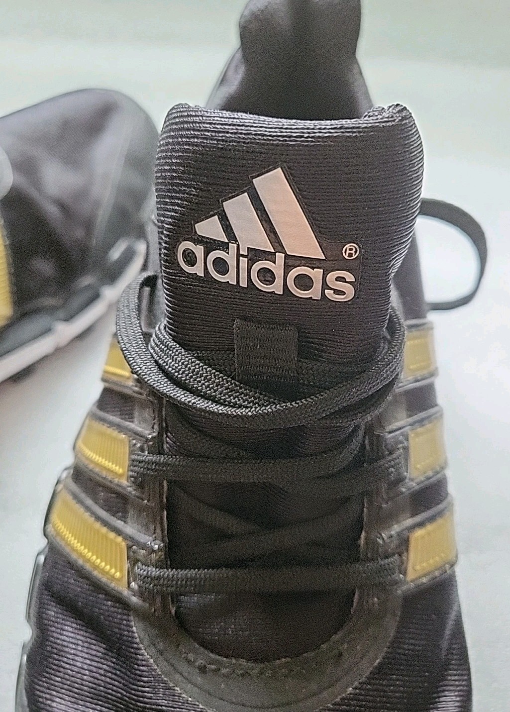 Adidas Pure 360 Men's Gripmore Waterproof Sz 9 Black Golf Shoes Q47015 Cleats thumbnail 7