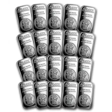 1 oz Silver Bar - APMEX (Lot of 20) .999 Fine Silver