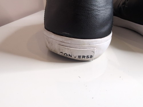 Converse OX Costa Leder Sneaker schwarz/weiß Damen UK 8 - Bild 14 von 19