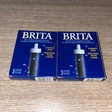 Brita Water Bottle Replacement Filter 3 Pack Lot Of 2 Boxes New 6 Total Filters