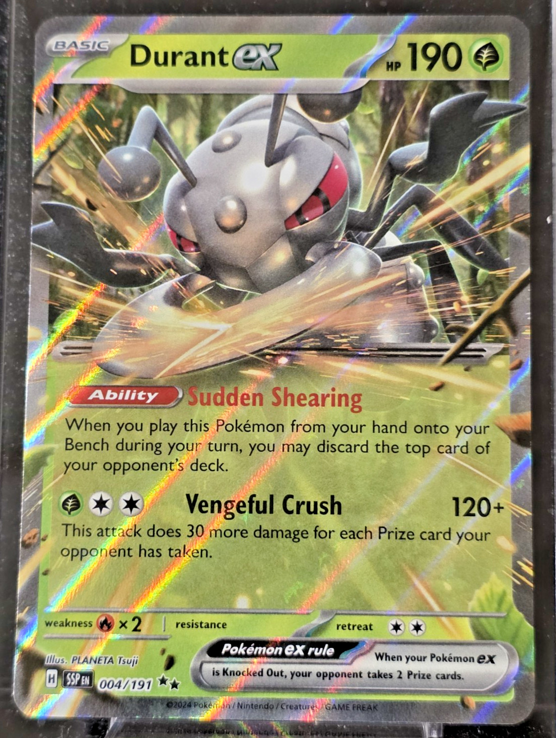 Durant EX 4/191 Double Rare Surging Sparks NM Pokemon TCG