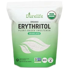 Durelife Usda Organic Erythritol Sweetener, Non Gmo Verified, Keto Cer