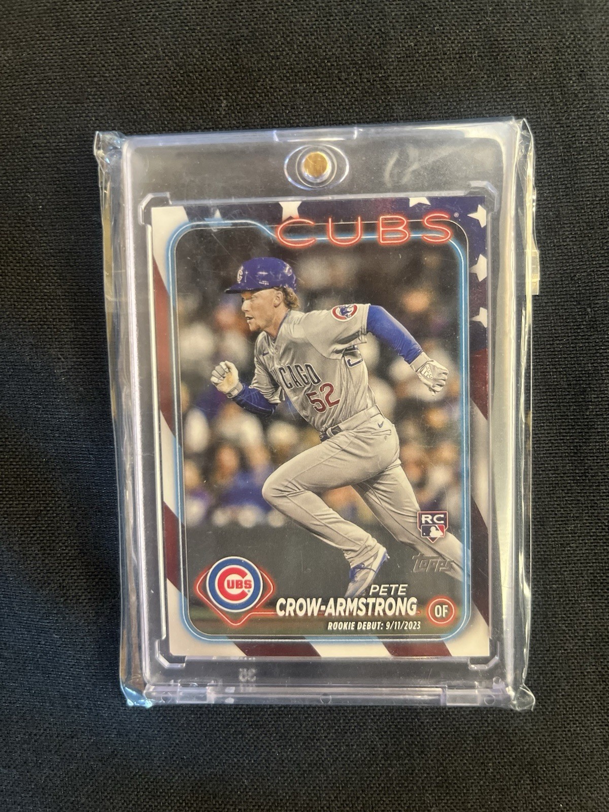 2024 Topps Update Pete Crow-Armstrong Independence Day /76 US91 LAST PRINT CUBS