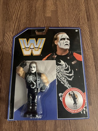 New in Package WWE Mattel Retro Series 2 Sting Act...