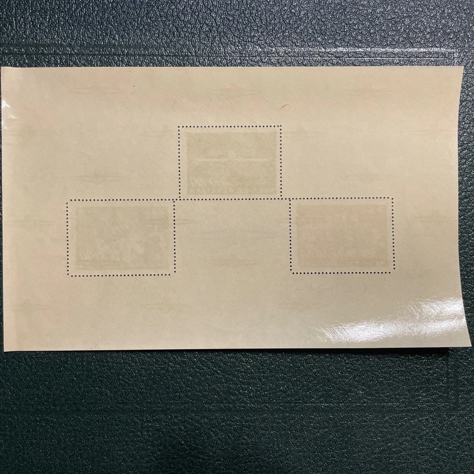 Hoja de recuerdo de reproducción de la división de tormentas croata Croacia 1945 MNH, EN MUY BUEN ESTADO/XF OG Foto 2 de 4