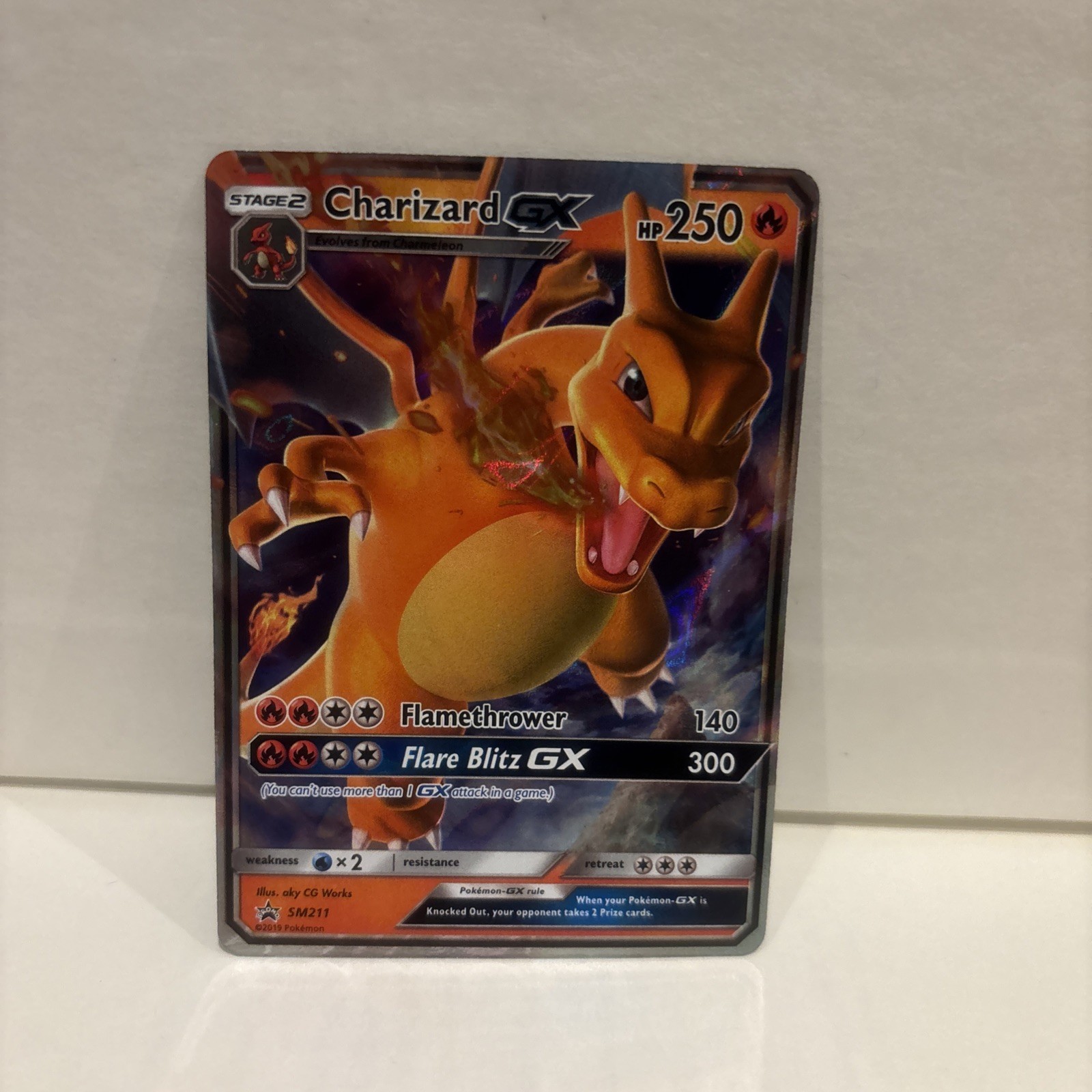 Charizard GX - SM211 - Pokemon Sun & Moon Promo Ultra Rare Card NM