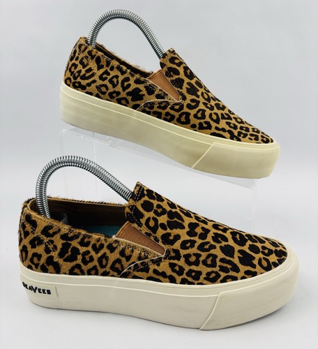 Women’s SEAVEES Baja Platform Cheetah Print Sneakers Size 6.5 WORN ONCE