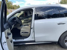2014-2020 ACURA MDX LEFT ROCKER W/POST WHITE PC:NH883PX AT AWD 60K -BASE- 59115