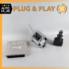 Mercedes R230 SL500 ECU Engine Computer EIS Ignition Switch Key Shifter Set 70k
