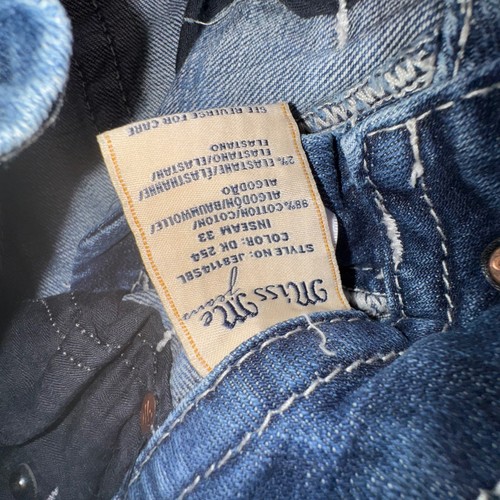 Miss Me Jeans Women's 27 Slim Boot Cut Embellished Pockets Booty Bling 27x32 - Picture 10 of 14