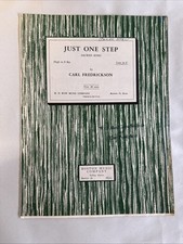 Just One Step Sacred Song In Low C Voice, Carl Fredrickson 1958