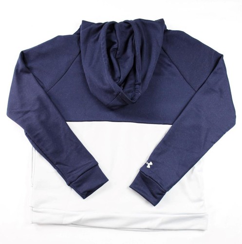 Sudadera con capucha Under Armour para mujer M Pullover ropa deportiva manga larga azul marino $70 - Imagen 2 de 7