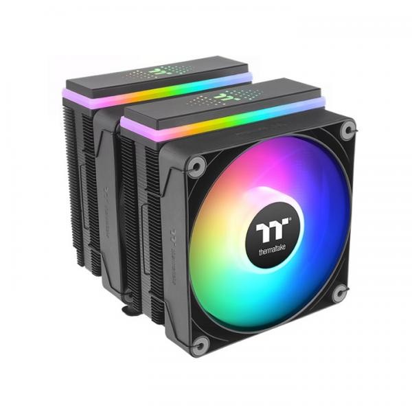 Thermaltake ASTRIA 600 Processore Raffreddatore d'aria 12 cm Nero 2 pz - Immagine 3