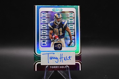 2024 Panini Certified - Mirror Signatures Torry Holt #MS-TH Teal /25 Autograph