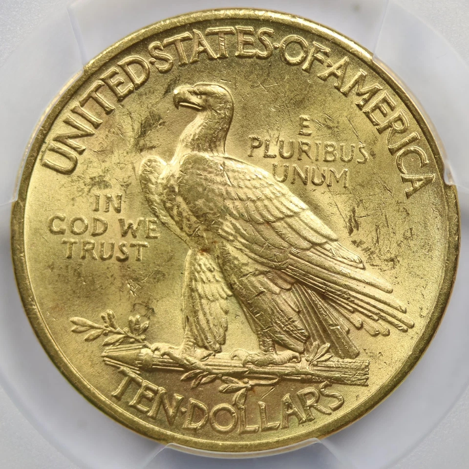 1932 Indian Head Eagle Gold $10 MS 63 PCGS Secure Shield - Image 4 of 4