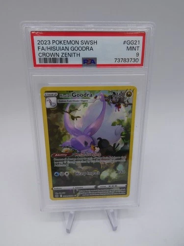 2023 Hisuian Goodra GG21/GG70 Crown Zenith PSA 9/10 Mint Condition Authentic