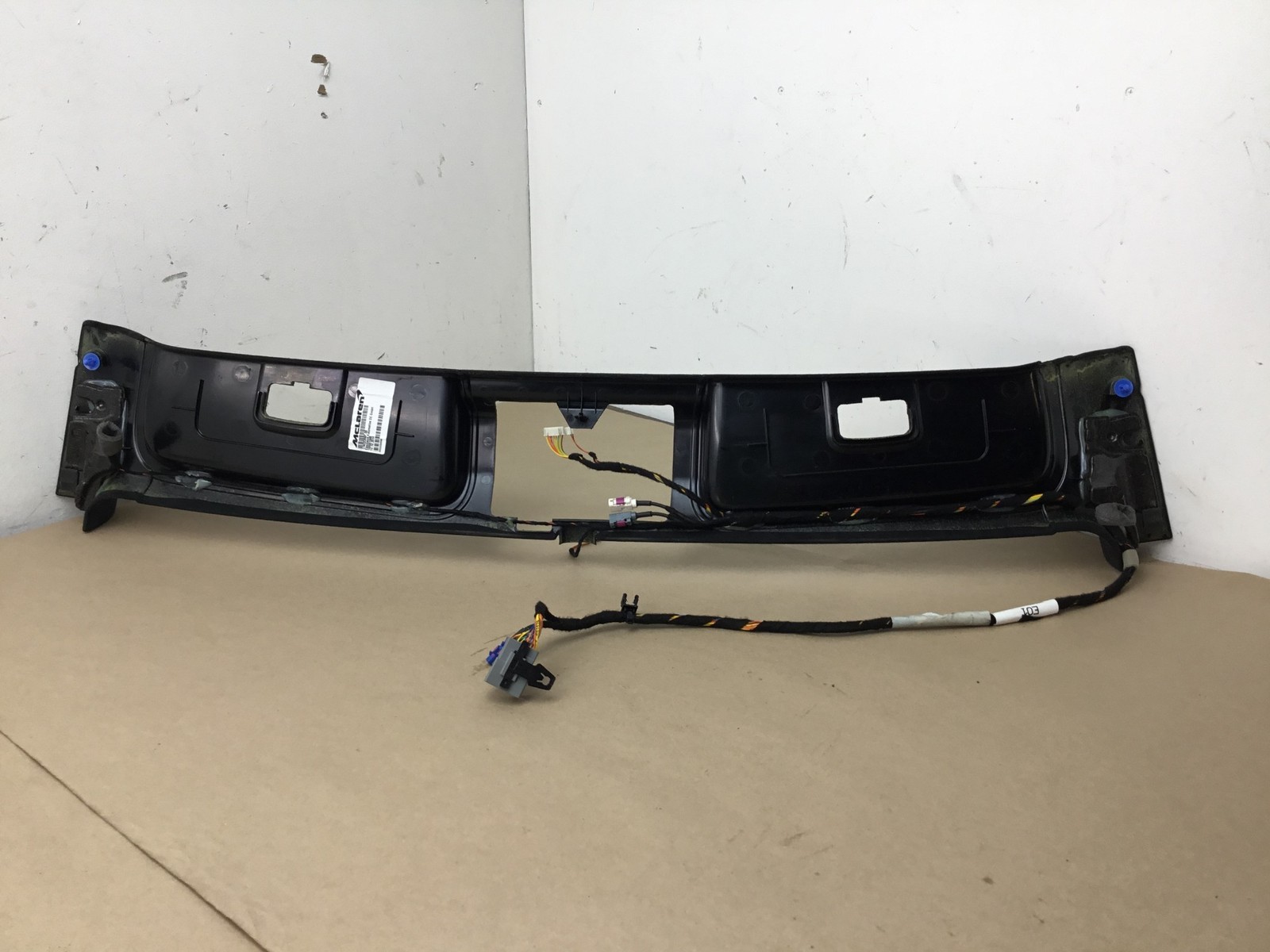 McLaren 650S 2015 Front Roof Headliner Visor Trim Cover Panel Black 15-17 :A
