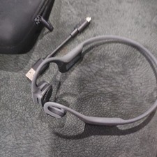 AfterShokz AS650 Air Open-Ear Wireless Bone Conduction Headphones - Slate Grey