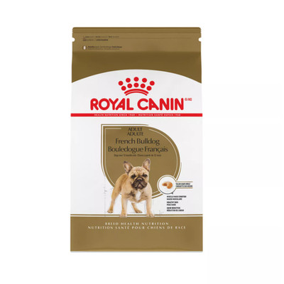 30 LB Bag Royal Canin  Breed Health Nutrition  French Bulldog Adult Dog Dry Food