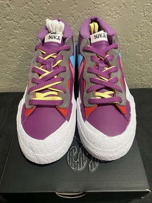 Nike Blazer Low x KAWS x Sacai Purple Dusk  Size 9.5, DM7901-500