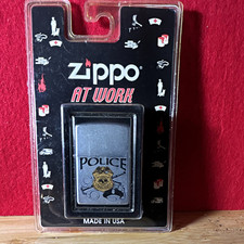 Zippo Police & Firefighting Theme Collectible Lighter Made in USA