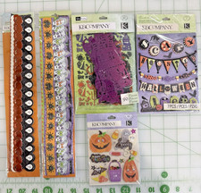 Spooky Halloween Scrapbooking Stickers by K Company  16 - 12x12 sheets of paper