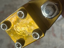 BMX stem ruf neck KNIGHT BIKE CO. RED SE bikes quadangle bullseye PK ripper mcs