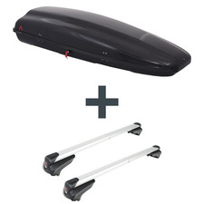 Dachbox G3 Arjes 480 + Dachträger G3 für VW Polo Fliessheck Typ 6R/6C TOP