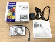 Olympus VR360 Digital Camera Silver Ultra Compact Ready to Use Excellent