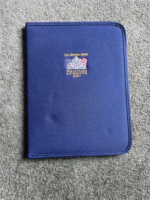 2007 US Senior Open Whistling Straits Padfolio Folder Organizer Golf Memorabilia