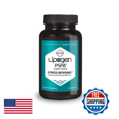 Lipogen Pspa Stress Relief Supplement And Cortisol Manager Keeps You Calm And
