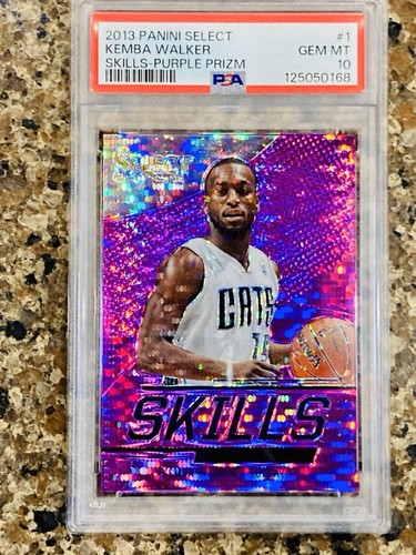 Kemba Walker - 2013-14 Panini Select Skills Prizm #1 Purple /99 PSA 10 Pop 2