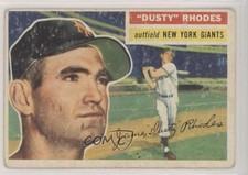 1956 Topps Dusty Rhodes (Gray Back) #50 7we