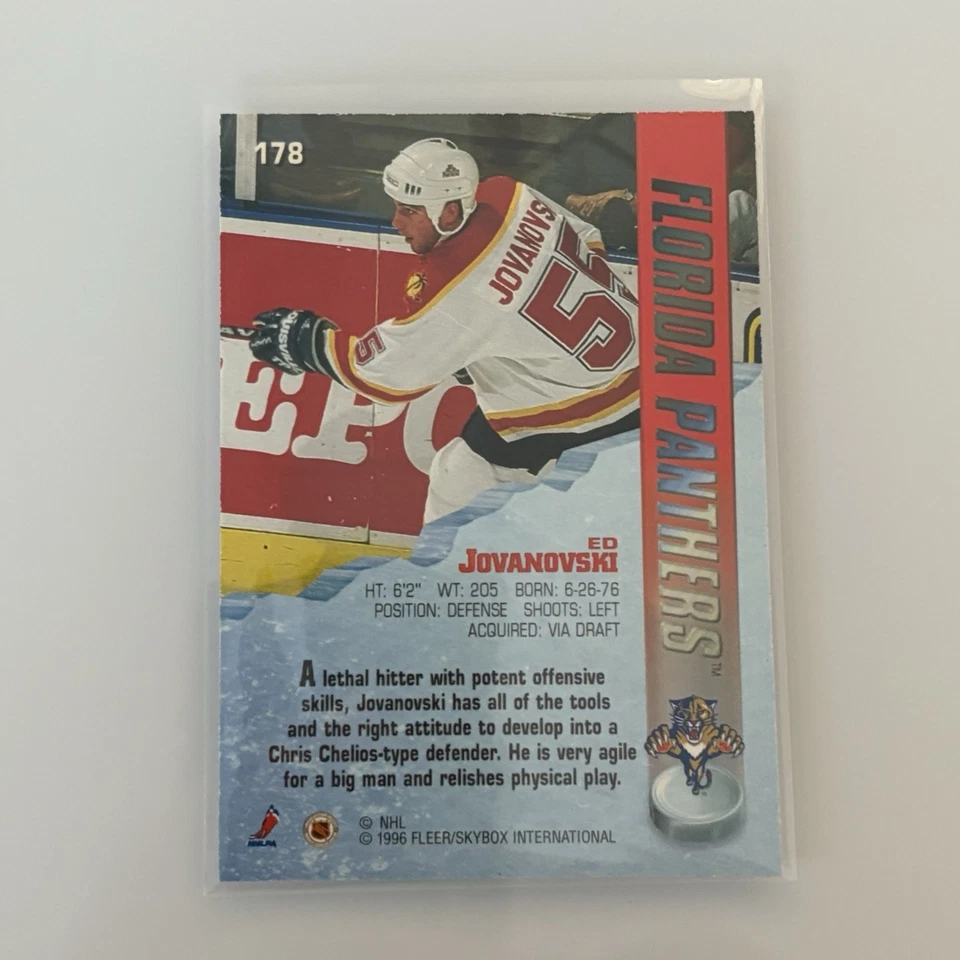 1995-96 Fleer Metal Ed Jovanovski #178 - Image 2 of 2