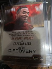 2024 Sawandi Wilson Rittenhouse Star Trek Discovery Bordered Auto Cap. Leto Auto