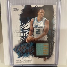 2025-26 Topps Grant Williams Own the Game Jersey Game Worn Patch Hornets