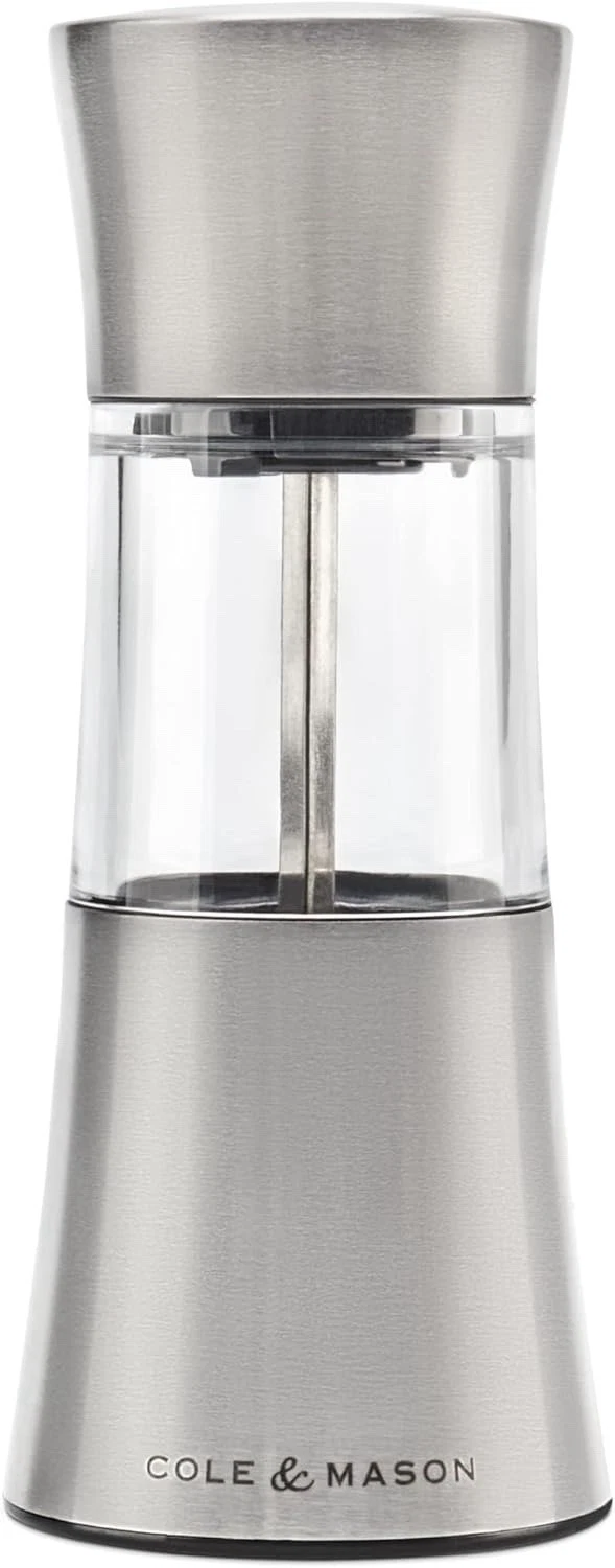 Stainless Steel Chili & Spice Grinder, Adjustable Mill for Peppercorn & Spices