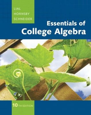 Essentials of College Algebra Hardcover